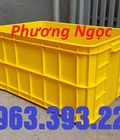 Hình ảnh: Thùng nhựa đặc HS019, hộp nhựa cao 31, thùng đặc 3T1, thùng đựng nông sản