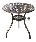 Hình ảnh: Bàn Nhôm Đúc Ngoài Trời TE 2001-66A, Bàn Tròn Cổ Điển