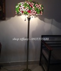 Hình ảnh: Đèn Sàn Tiffany Hoạ Tiết Hoa Mận.