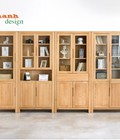 Hình ảnh: Tủ sách, giá sách gỗ sồi tự nhiên 