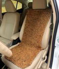Hình ảnh: Khoác ghế ô tô hạt gỗ hương 12ly