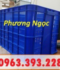 Hình ảnh: Sọt nhựa đựng nông sản, sọt nhựa rỗng cao 39, sóng nhựa rỗng HS005
