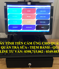 Hình ảnh: Combo máy tính tiền cảm ứng cho quán trà sữa, quán trà chanh tại Tiền Giang