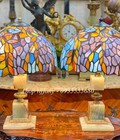 Hình ảnh: Đèn ngủ tiffany chân đá cẩm thạch siêu đẹp