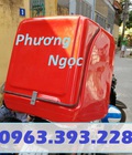 Hình ảnh: Thùng giao hàng sau xe máy, thùng chở hàng cỡ lớn, thùng chở cơm hộp,