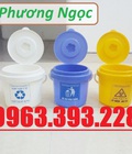 Hình ảnh: Xô y tế, xô đựng rác thải y tế, thùng rác y tế, xô y tế trên xe tiêm