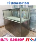 Hình ảnh: Tủ mát trưng bày kính vuông Showcase 1.5m