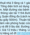 Hình ảnh: Cho thuê nhà 3 tầng số 1194 Láng, Đống Đa, cách ngã tư cầu giấy 500m. DTSD 120m. Lh:0915253554