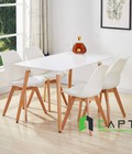 Hình ảnh: Bộ bàn phòng ăn 4 ghế nhập khẩu cho căn hộ diện tích nhỏ 