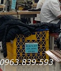 Hình ảnh: Cc rổ nhựa đan công nghiệp đựng hàng may mặc, rổ nhựa chữ nhật mới