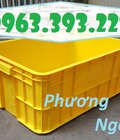 Hình ảnh: Thùng nhựa HS017, sóng nhựa bít HS017, thùng nhựa đặc có nắp,