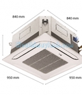 Hình ảnh: Phân phối Máy Lạnh Âm Trần Daikin FCFC125DVM/RZFC125DY1 Inverter Gas R32