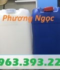 Hình ảnh: Can nhựa 25L đựng hóa chất, can 25 Lít vuông tròn, can nhựa nguyên sinh