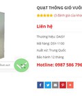 Hình ảnh: Gía quạt thông gió vuông 1100 inox