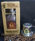 Hình ảnh: Combo hộp Cafe hạt O2 250gr phin bạc
