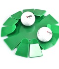 Hình ảnh: Đĩa golf đựng bóng gắn thảm tập putt PGM platic putting cup DB004