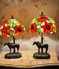 Hình ảnh: Đôi đèn tiffany họa tiết hoa hướng dương