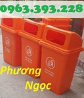 Hình ảnh: Thùng rác công cộng 90L, thùng rác 90L nắp hở, thùng rác nhựa HDPE 90L nắp hở
