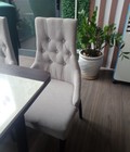 Hình ảnh: Thanh Lý Ghế Bàn Ăn Màu Xám Có Đính Khuy Ở Đà Nẵng