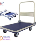 Hình ảnh: Xe đẩy hàng 4 bánh tải trọng 300kg xe đẩy mặt bàn HT300