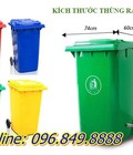 Hình ảnh: Review chung về giá và kích thước mẫu thùng rác công nghiệp 240 lit, 120 lít, 60 lit