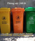 Hình ảnh: Địa chỉ bán thùng rác nhựa công cộng 240lít, 120L, 60lít rẻ nhất ở Vinh