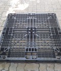 Hình ảnh: Pallet nhựa cũ 1100 x 1100 x 120 mm kê hàng, xuất khẩu giá rẻ