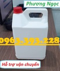 Hình ảnh: Can nhựa HDPE nguyên sinh, can nhựa đựng hóa chất 5 Lít, can nhựa 5L
