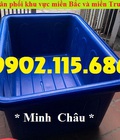 Hình ảnh: Bồn nhựa hình chữ nhật đựng hóa chất, thùng nhựa đựng hóa chất hình chữ nhật, bồn nhựa nuôi cá hình chữ nhật,