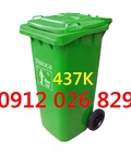 Hình ảnh: Thùng rác 120L các màu bằng nhựa có nắp kín, bền đẹp thân thiện môi trường