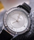 Hình ảnh: Đồng hồ nữ Julius JA 826A dây da viền đính đá đẹp mê li