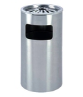 Hình ảnh: Thùng rác inox có gạt tàn bền đẹp, kiểu dáng sang trọng, giá thành rẻ