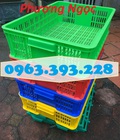 Hình ảnh: Sọt nhựa rỗng HS008, sọt nhựa công nghiệp,sóng nhựa hở cao 15, sọt nhựa đựng hàng siêu thị