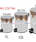 Hình ảnh: Báo giá thùng rác inox đạp chân uy tín, giá rẻ nhất