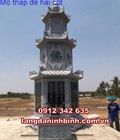 Hình ảnh: 4 Mẫu mộ tháp , mộ hình tháp để tro cốt bằng đá khối tự nhiên