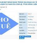 Hình ảnh: Cho thuê mặt bằng đang trong giai đoạn xây dựng trên lô góc 2 mặt tiền tại khu B tái định cư Nam Cầu Cẩm Lệ