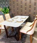 Hình ảnh: Bộ bàn ghế LUCKY trắng sang trọng