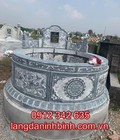 Hình ảnh: Mẫu mộ hình tròn bằng đá đẹp mang lại bình an tài lộc cho gia đình dòng họ