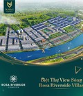 Hình ảnh: Biệt thự nghỉ dưỡng Rosa Riverside Villas mặt sông Cổ Cò, kề biển Hà My, chỉ từ 2.9 tỷ/ nền
