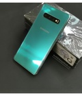 Hình ảnh: Samsung S10 Plus màu xanh ngọc lục bảo hàng công ty còn bảo hành đến 27 tháng 5 năm 2021 full box