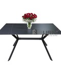 Hình ảnh: Bàn ăn mặt đá phiến chân kim loại nhập khẩu 