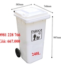Hình ảnh: Thùng rác nhựa 80L