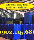 Hình ảnh: Pallet nhựa công nghiệp, pallet nhựa giá rẻ, pallet nhựa kê hàng, pallet nhựa nâng hàng, pallet nhựa 1 mặt, pallet nhựa