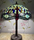 Hình ảnh: Thanh lý hàng đẹp giá rẻ. Đèn bàn tiffany chuồn xanh đỏ. 