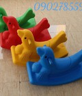 Hình ảnh: Bập bênh, xe chòi chân hình con thú đáng yêu dành cho trẻ em mầm non.