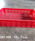 Hình ảnh: Sọt nhựa hở cao 10cm chữ nhật đựng rau củ