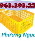 Hình ảnh: Sóng nhựa hở HS014, sọt nhựa rỗng công nghiệp, sọt nhựa đựng hàng hóa, thùng nhựa rỗng