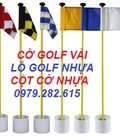 Hình ảnh: Bộ lỗ golf nhựa, cột cờ golf, lá cờ golf vải có trục nhựa