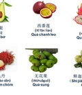 Hình ảnh: Học từ vựng chủ đề hoa quả tiếng Trung cùng Atlatic nhé