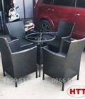 Hình ảnh: Bàn ghế cafe giá rẻ, Bàn ghế mây nhựa bền đẹp, có bảo hành